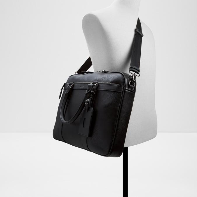 Tourneur Men's Black Laptop Bag image number 4