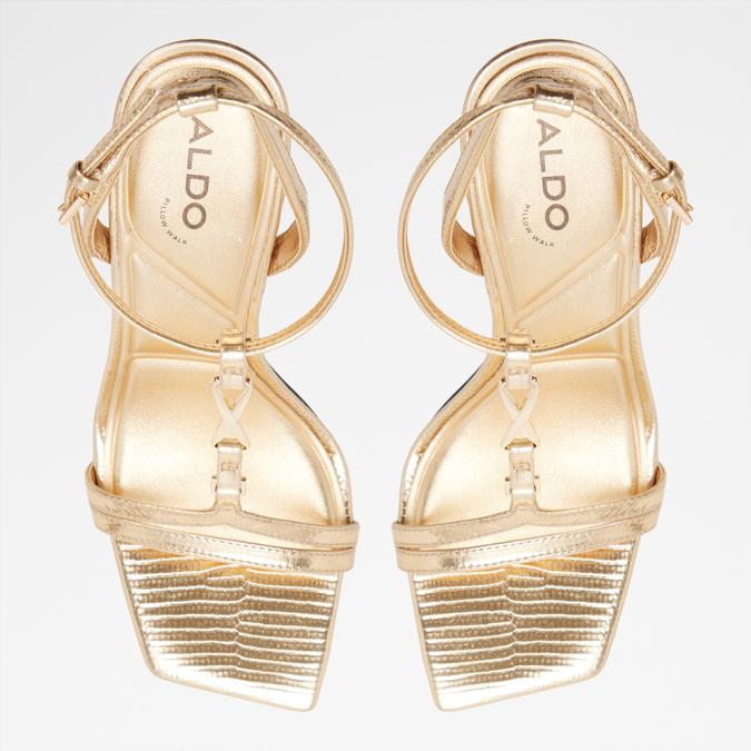 MORLY-B GOLD Women Dress Sandals image number 5