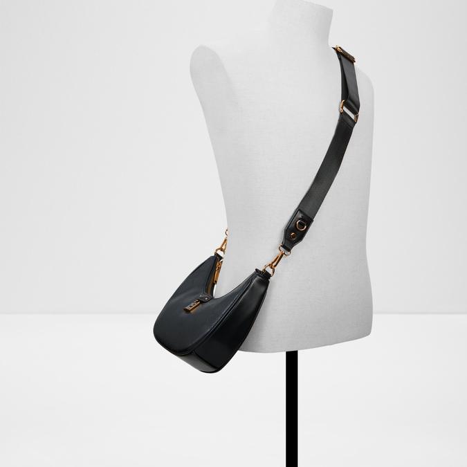 Claudiana Women's Black Shoulder Bag image number 3
