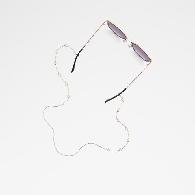 Orientalis Women's Clear On Gold Sunglass Chain