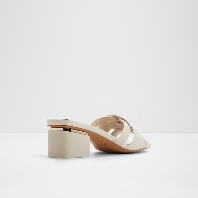 NAJLA-IN WHITE/BONE Women Block Heel Sandals