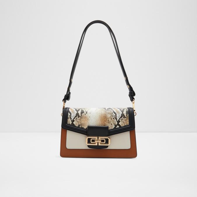 Careraen Women's Brown Overflow Crossbody