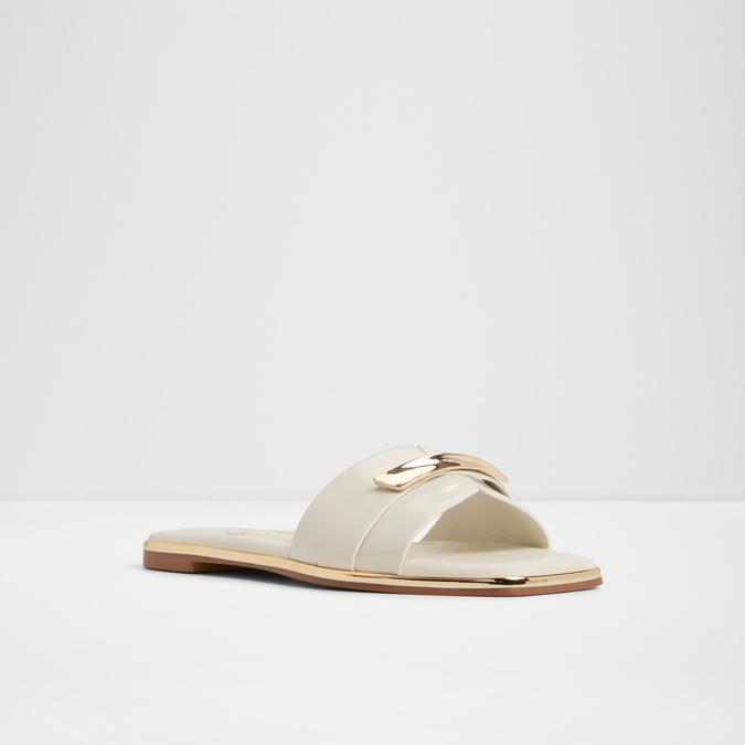 DARLINA White Women Flats image number 3