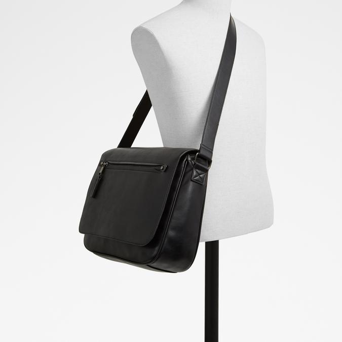 Liebold Men's Black Messenger image number 3
