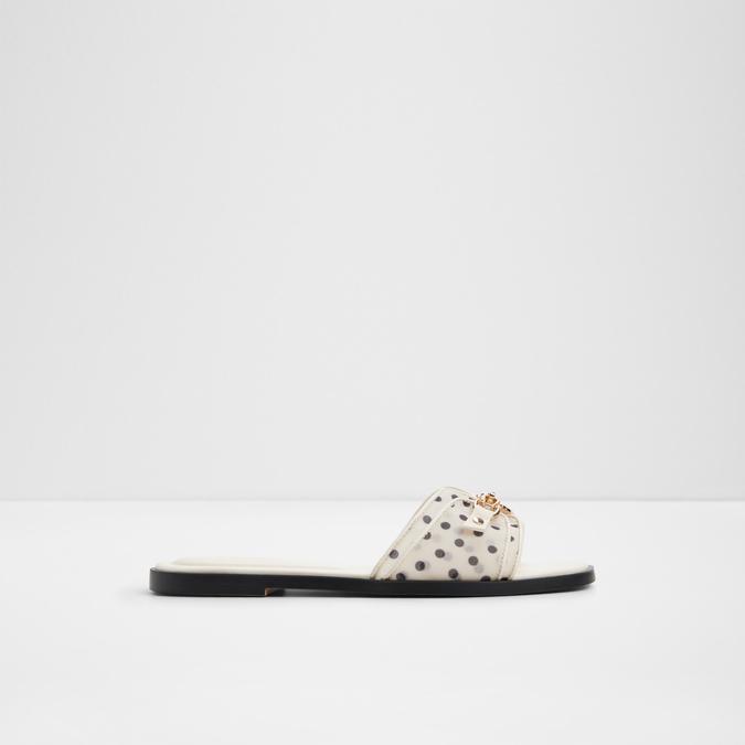 ALAMASSIA-IN WHITE/BLACK Women Flat Sandals