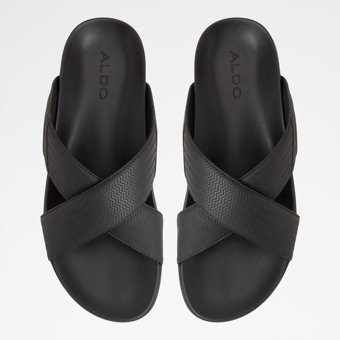 Kedona-In Men's Black Strap Sandals