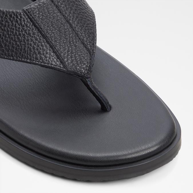 SERANOA-IN Black Men Thong Sandals image number 4