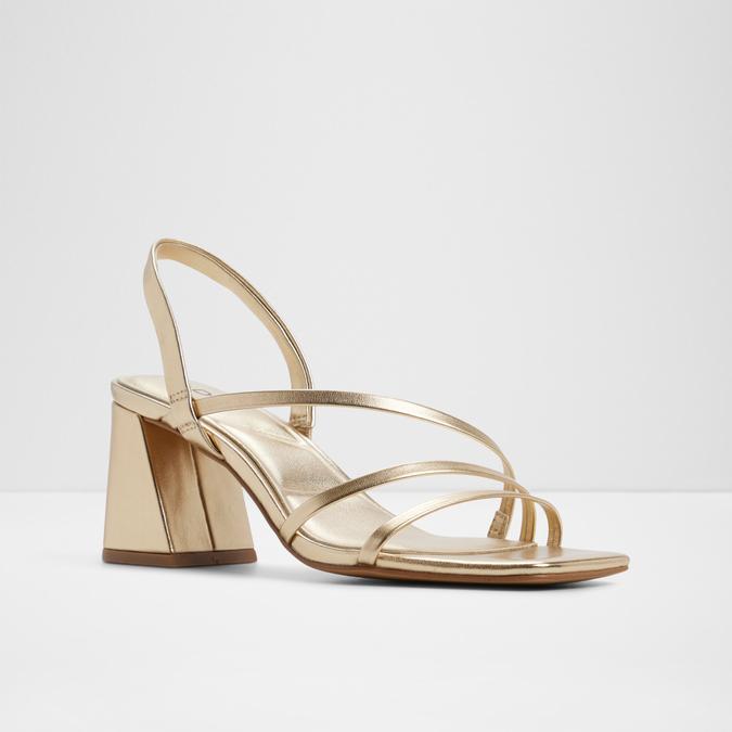 ATLANTICUS-IN GOLD Women Block heel sandals image number 3