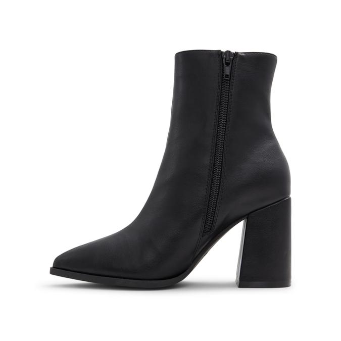 France Women's Black Ankle Boots image number 3
