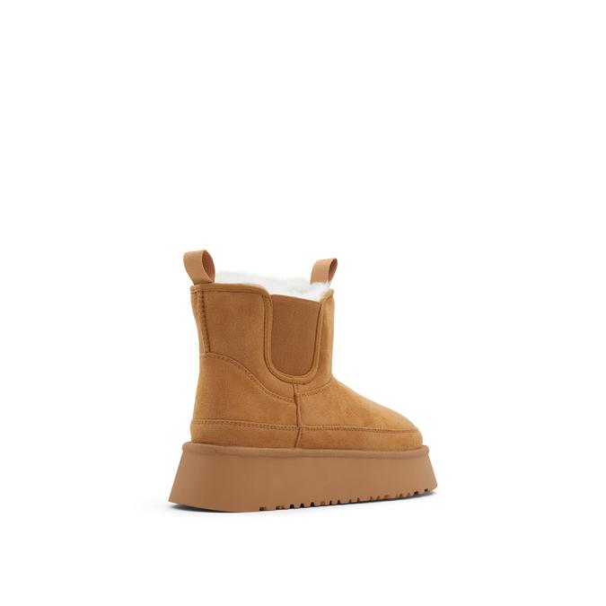 Letstayin Women's Beige Ankle Boots image number 2