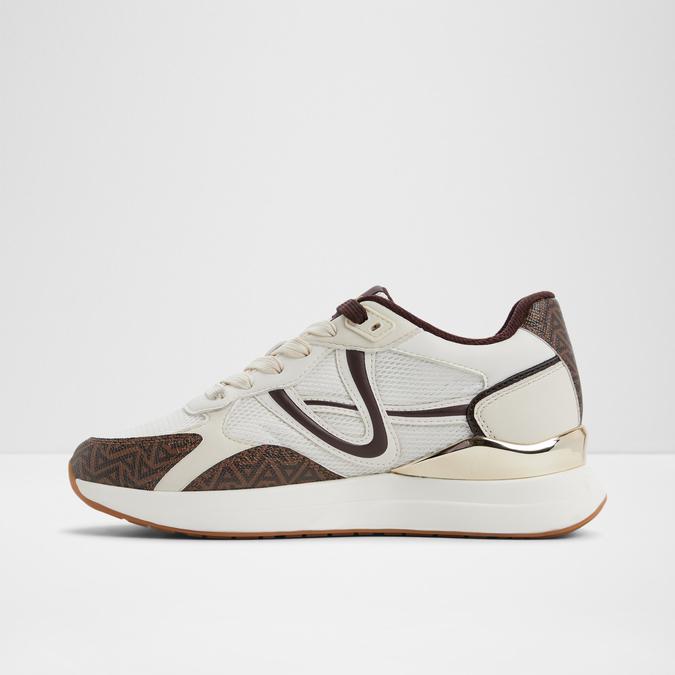 Astrayaa-In Women's Brown Sneaker Wedges image number 3