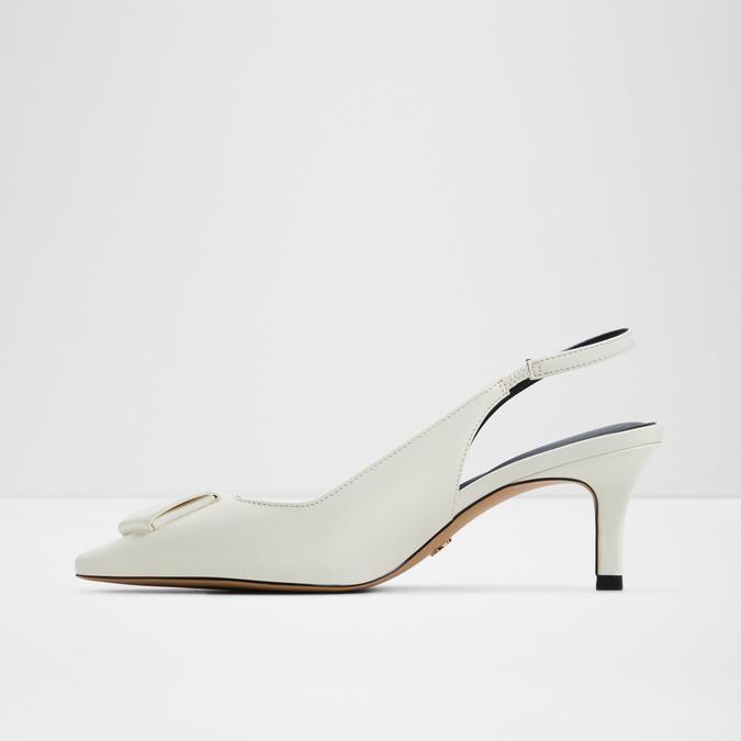 Blaine-In Women's White Pumps image number 3