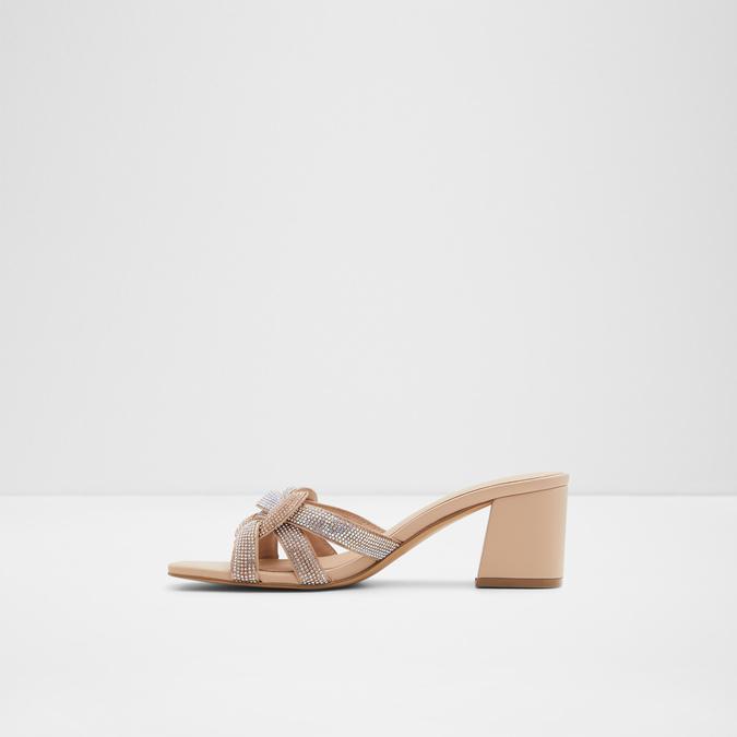 Grandly Women's Rose Gold Block Heel Sandal image number 3