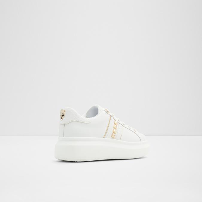 Larou Women's White Sneakers image number 2