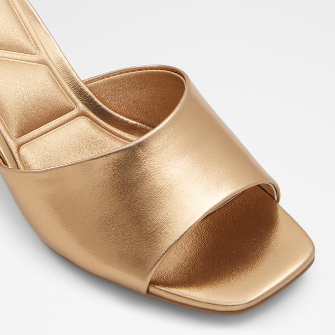 Par Women's Gold Block Heel image number 5