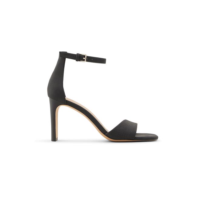 Ollille Women's Black Heeled Sandals