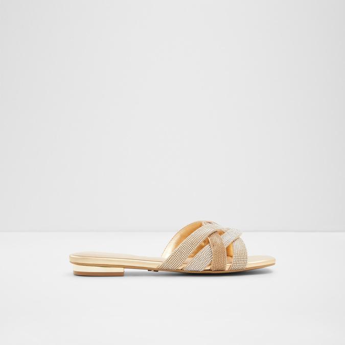 Corally Women's Gold Flat Sandals