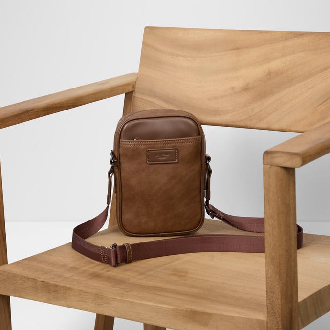 SANFORD Medium Brown Men Cross Body image number 3