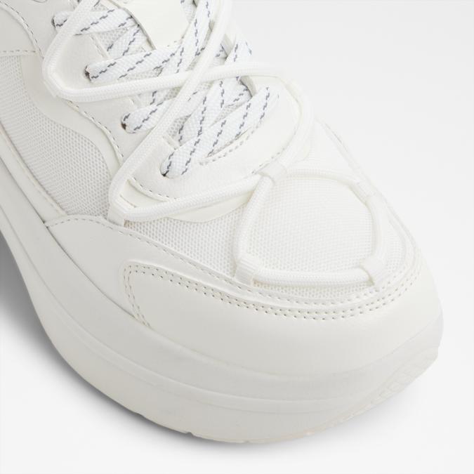 Andreea-In Women's White Sneaker Wedges image number 5