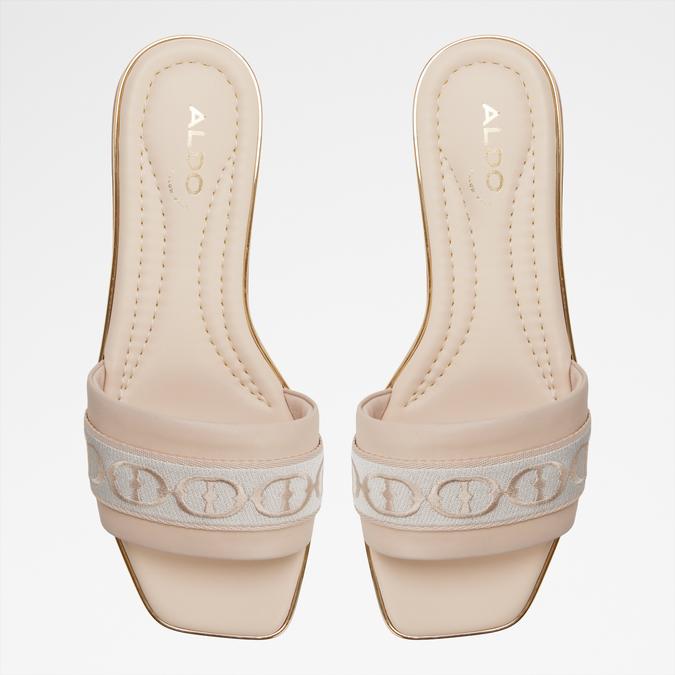 Tendre-In Women's Beige Flat Sandals