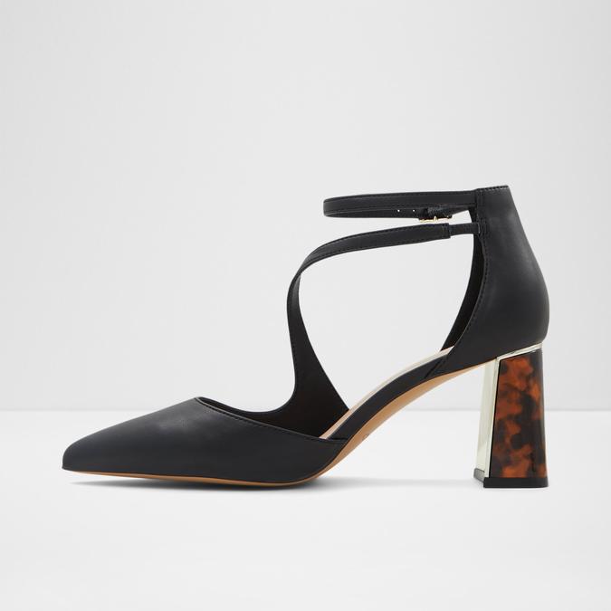 Annodar Women's Black Block Heel image number 3