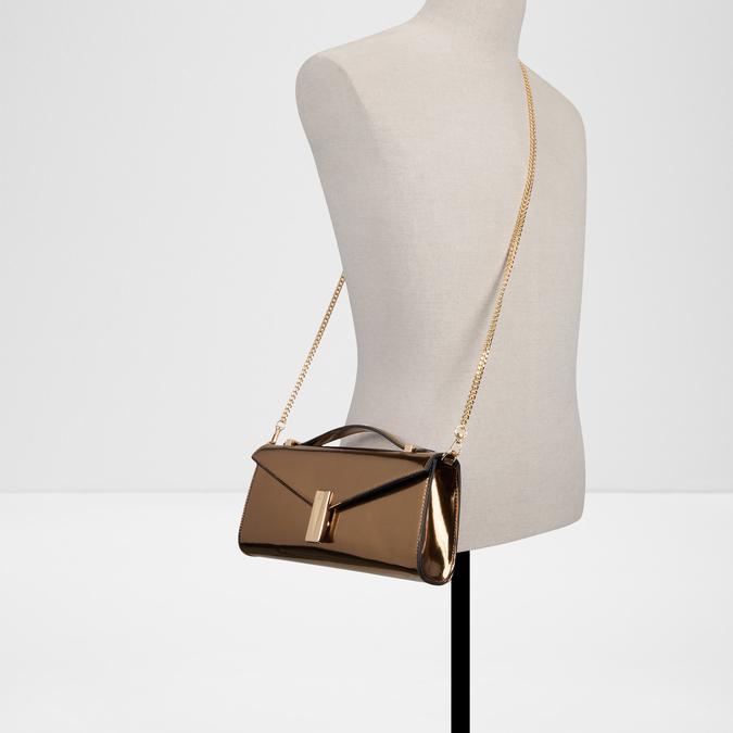 ALEXZANDRAAX Bronze Women Clutch image number 3