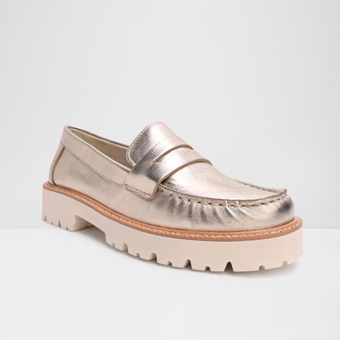 Marguenat-In Women's Gold Loafers image number 4
