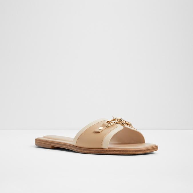 ALAMASSIA Beige Women Flats image number 3