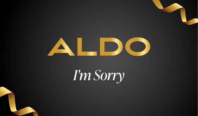 Aldo I'm Sorry E-Gift Card
