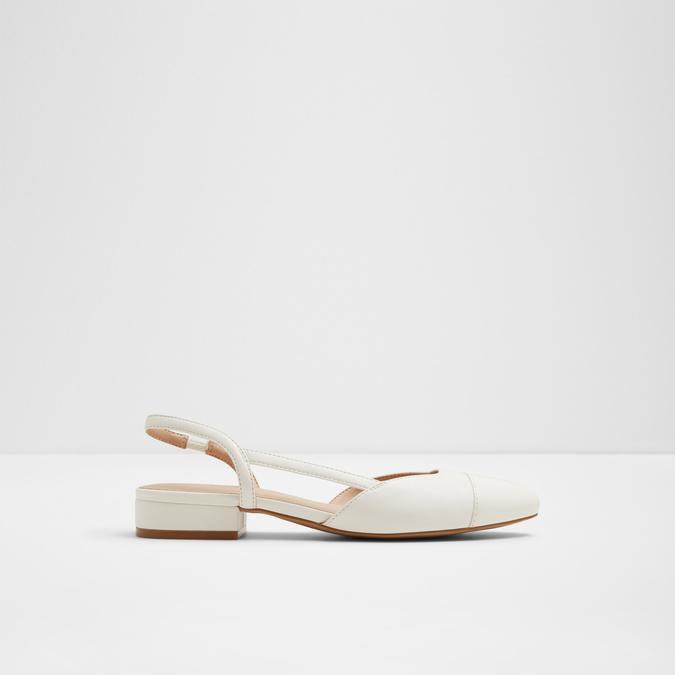 CLEMENTINNE WHITE Women Block Heel Shoes