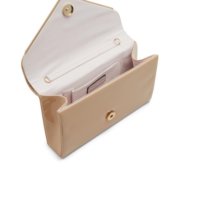 Qweenbee Women's Beige Clutch image number 2