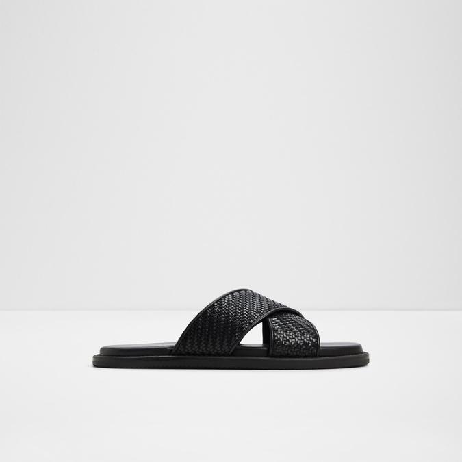 Tarika-In Men's Black Strap Sandals