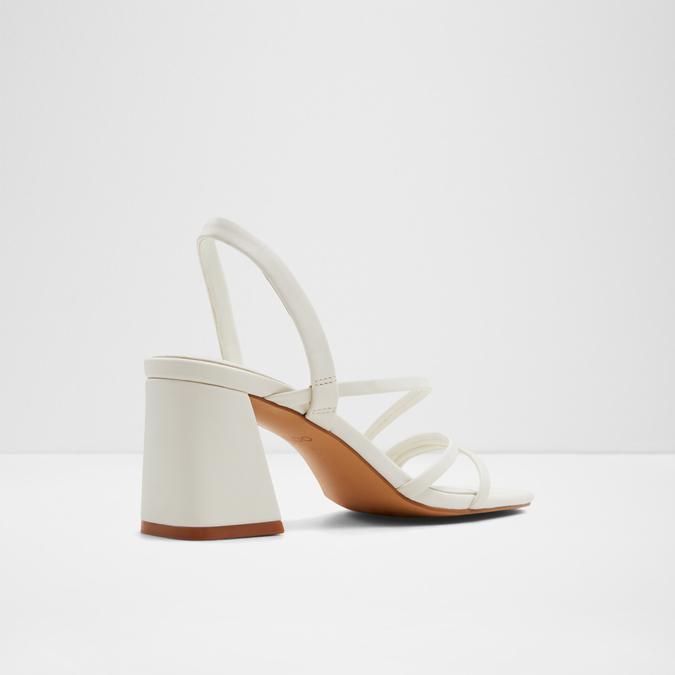 ATLANTICUSM-IN WHITE/BONE Women Block Heel Sandals