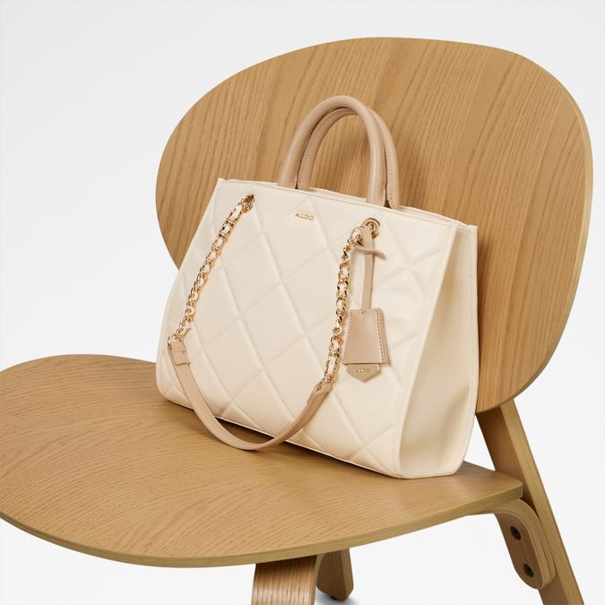 RAEYNA Open Beige Women Tote image number 4