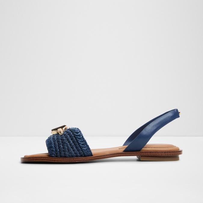 Goassi-In Women's Navy Flat Sandals image number 3