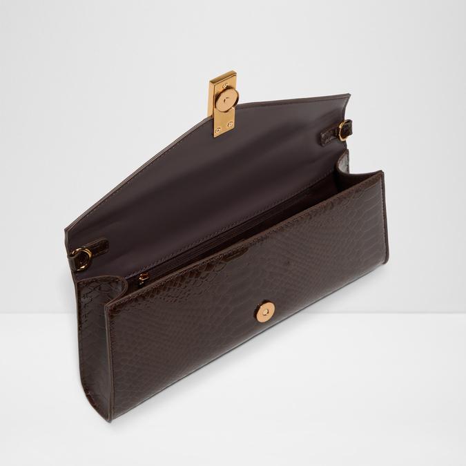 ALEXZANDRAX Dark Brown Women Clutch image number 2