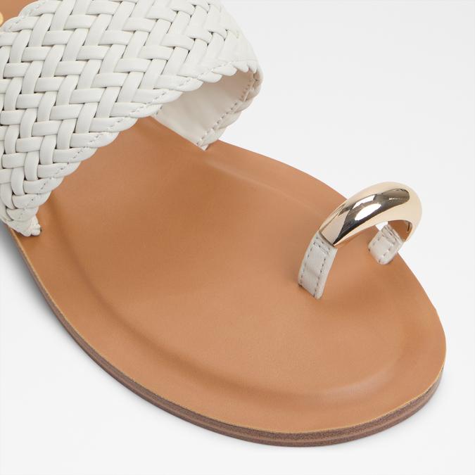 Beachwalk-In Women's White Flat Sandals image number 5