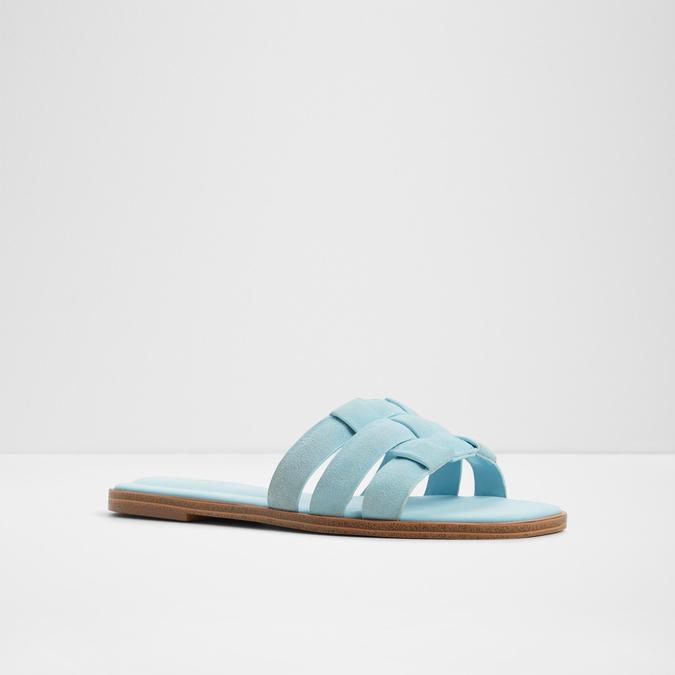 Gotosandala-In Women's Blue Flat Sandals image number 4