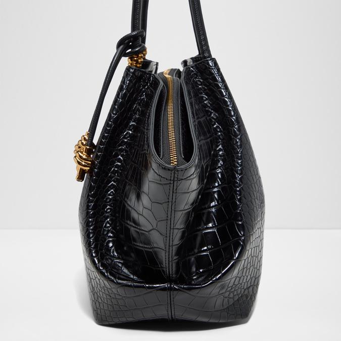 BRAELYNEEX Black Overflow Women Tote image number 2
