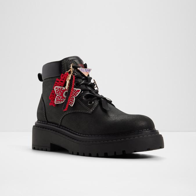 Therift-In Women's Black Ankle Boots image number 4