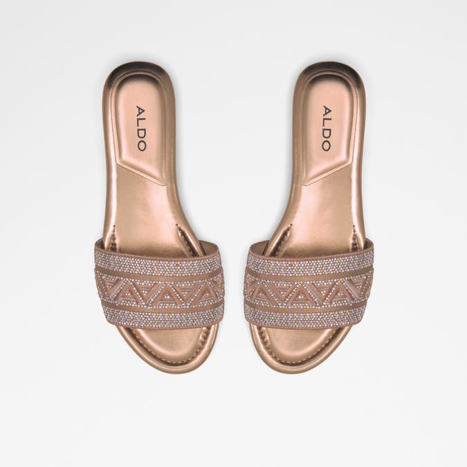 Ghalia Women's Beige Flat Sandals