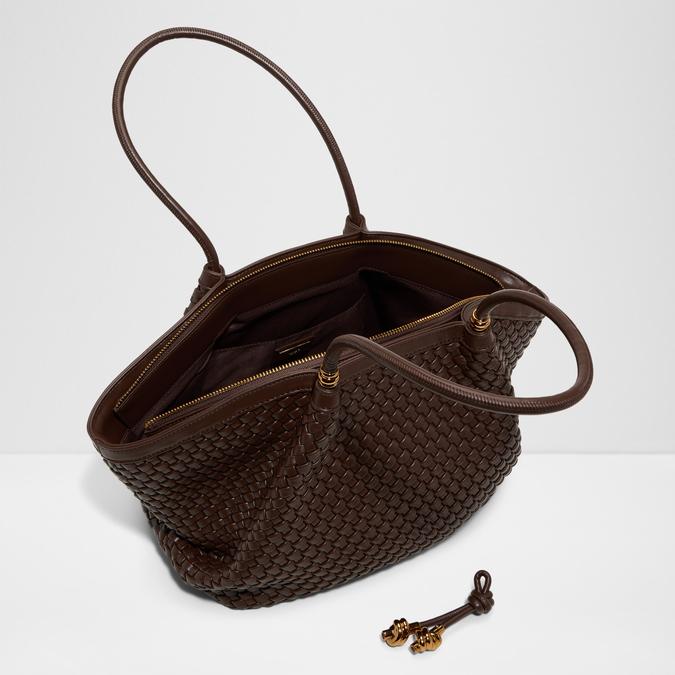 BRAELYNEEX Dark Brown Women Tote image number 2