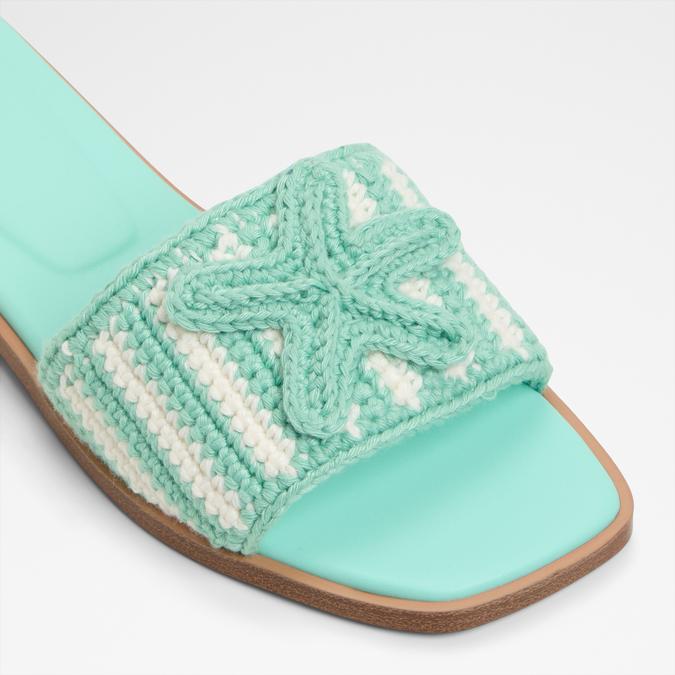 Sabbia-In Women's Green Flat Sandals image number 5