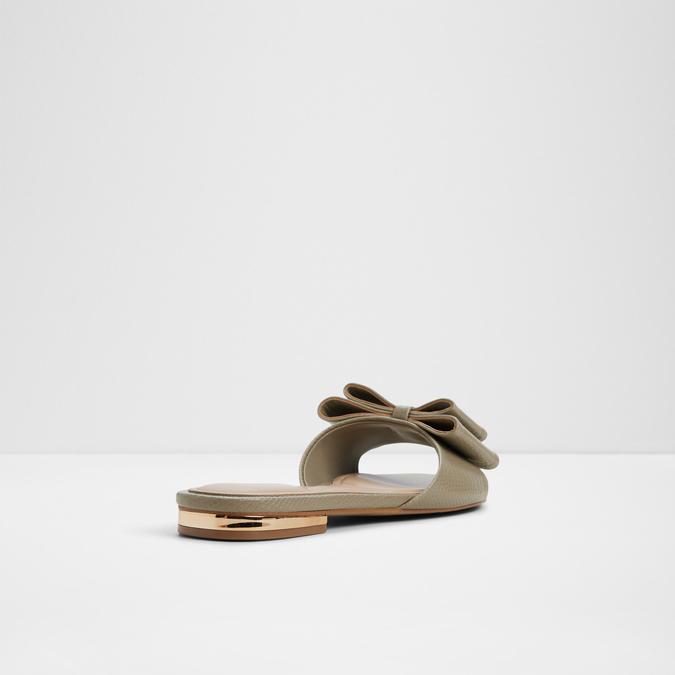 Eloquent-In Women's Green Flat Sandals image number 2