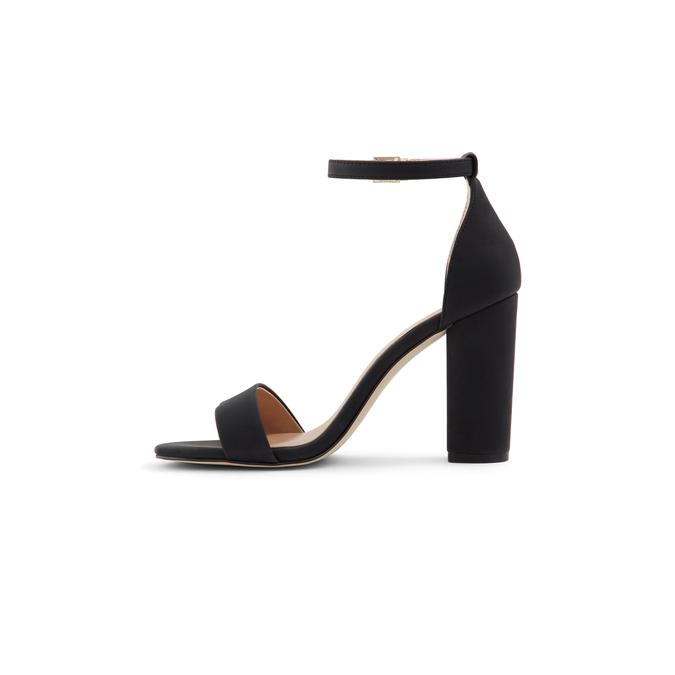 Tayvia Women's Black Heeled Sandals image number 2