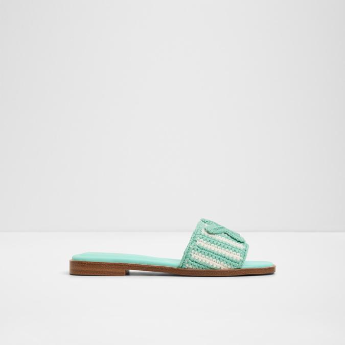 Sabbia-In Women's Green Flat Sandals