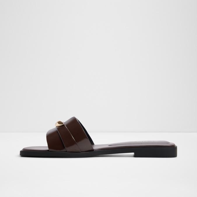 BRIELAA-IN DARK BROWN Women Flat Sandals image number 2