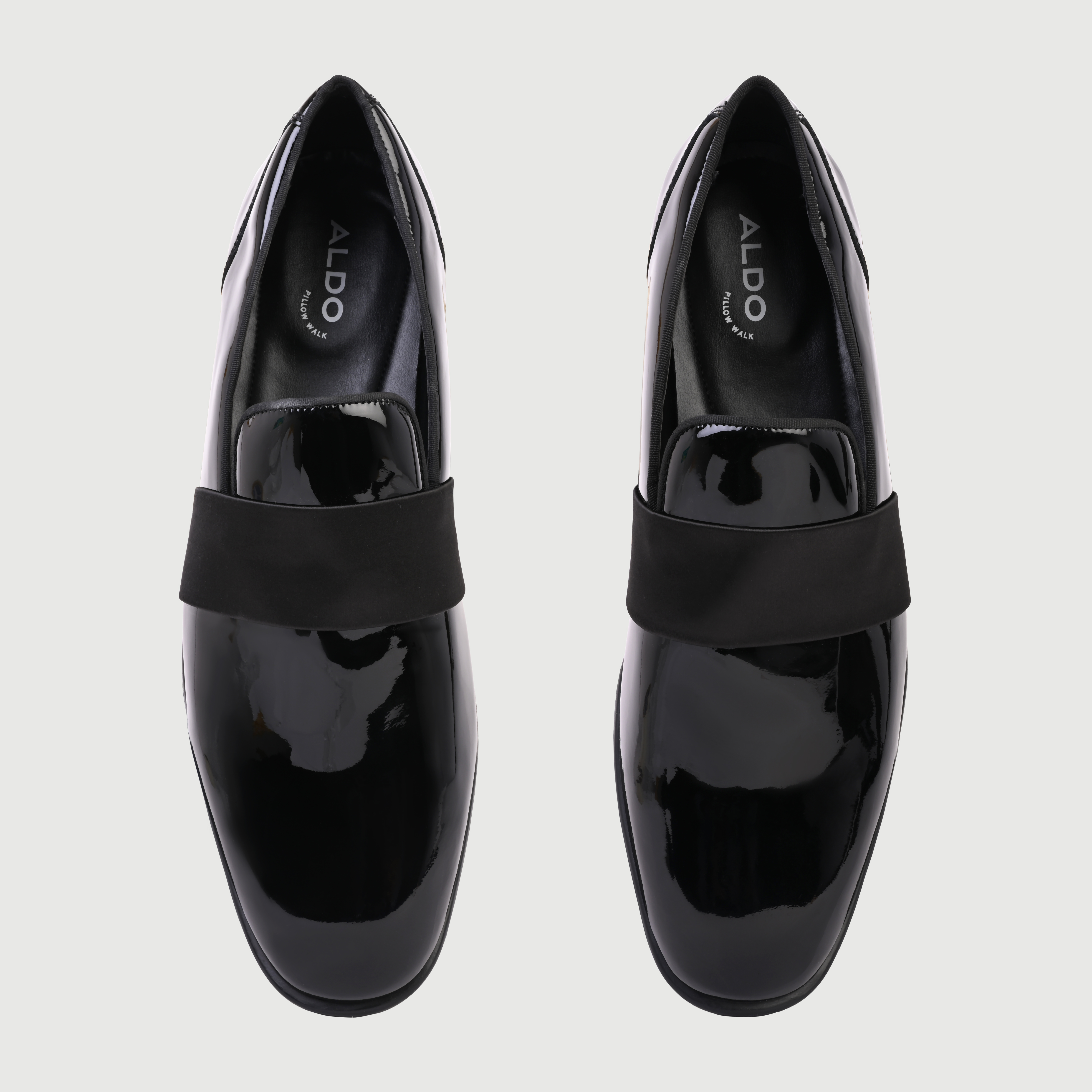 Asaria Men's Open Black Loafers