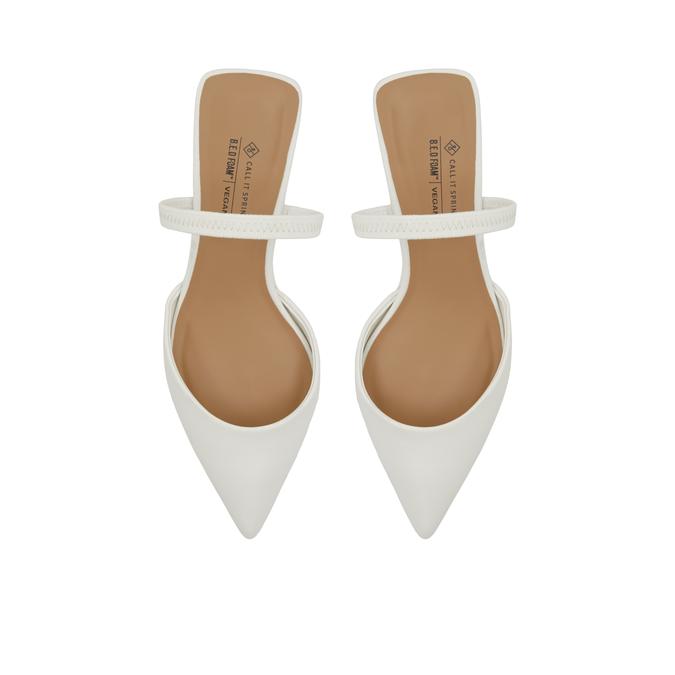 Zaydan Women's White Pumps