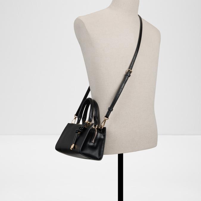 RAWANE Black Women Satchel image number 3